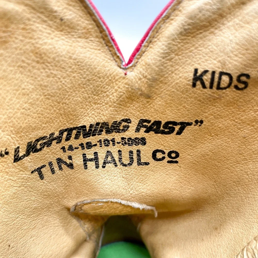 Tin Haul Kids 3 Lightning Fast Boys Western Cowboy Boots Brown Leather